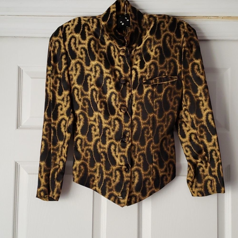 Custom-made Vintage Silk Bolero Blouse